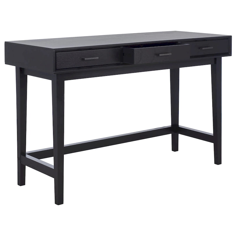Three-drawer desk