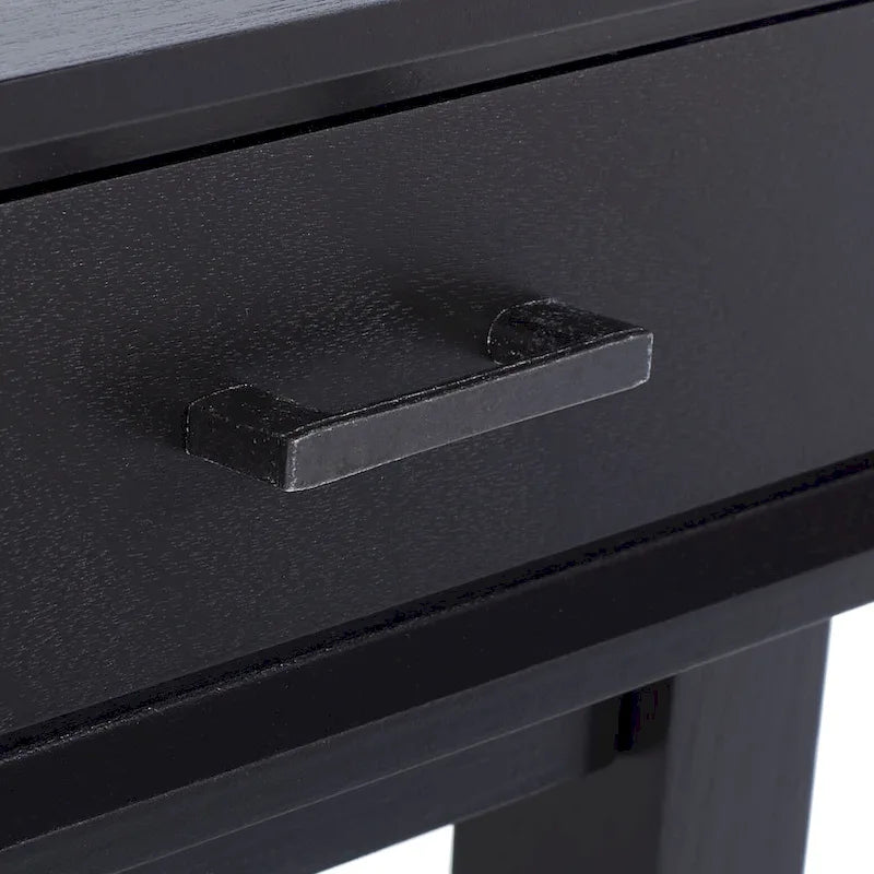 Three-drawer desk
