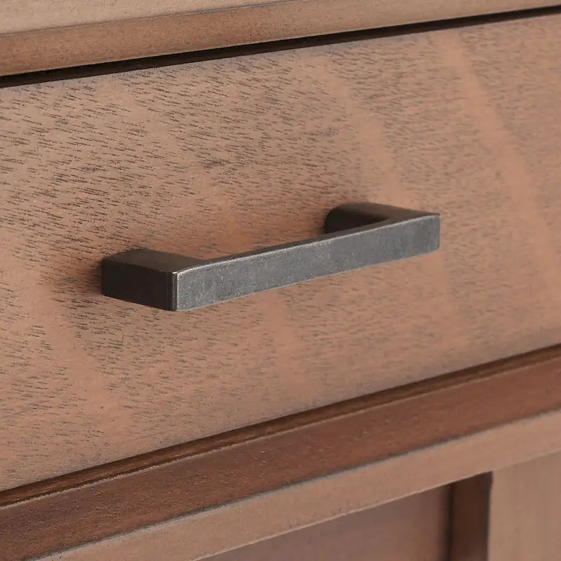 Three-drawer desk