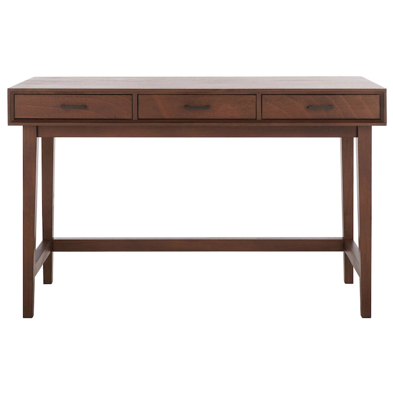 Three-drawer desk