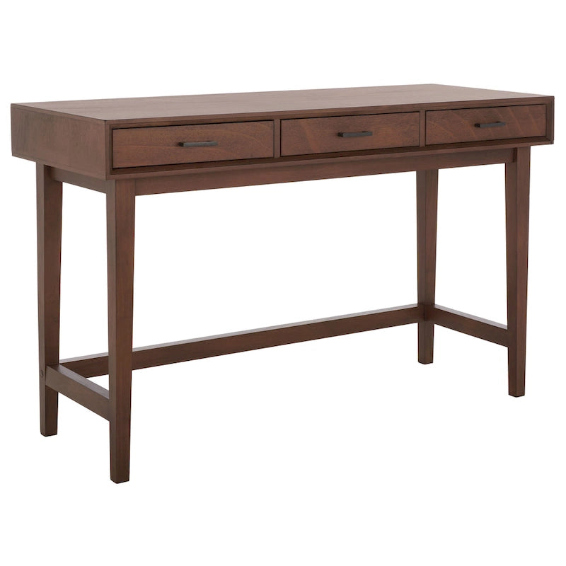 Three-drawer desk