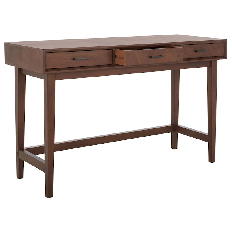 Three-drawer desk