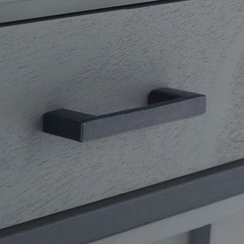Three-drawer desk