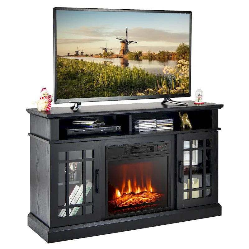 48-inch TV cabinet/control console/entertainment center with fireplace - 48 x 16 x 30