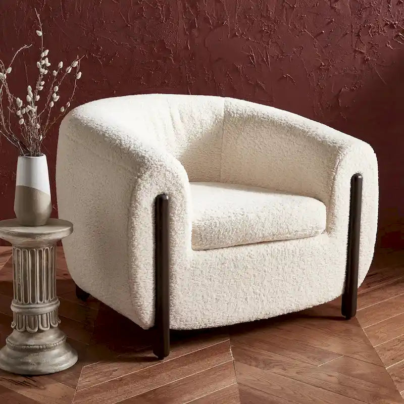 Bucket-back lounge chair - 38 inches wide x 34 inches deep x 28 inches high - 38Wx34Dx28H