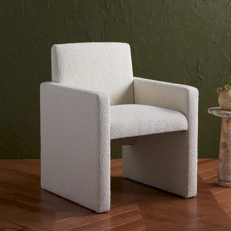 Linen Armchair - 26 inches wide x 25 inches deep x 33 inches high - 26W x 25D x 33H