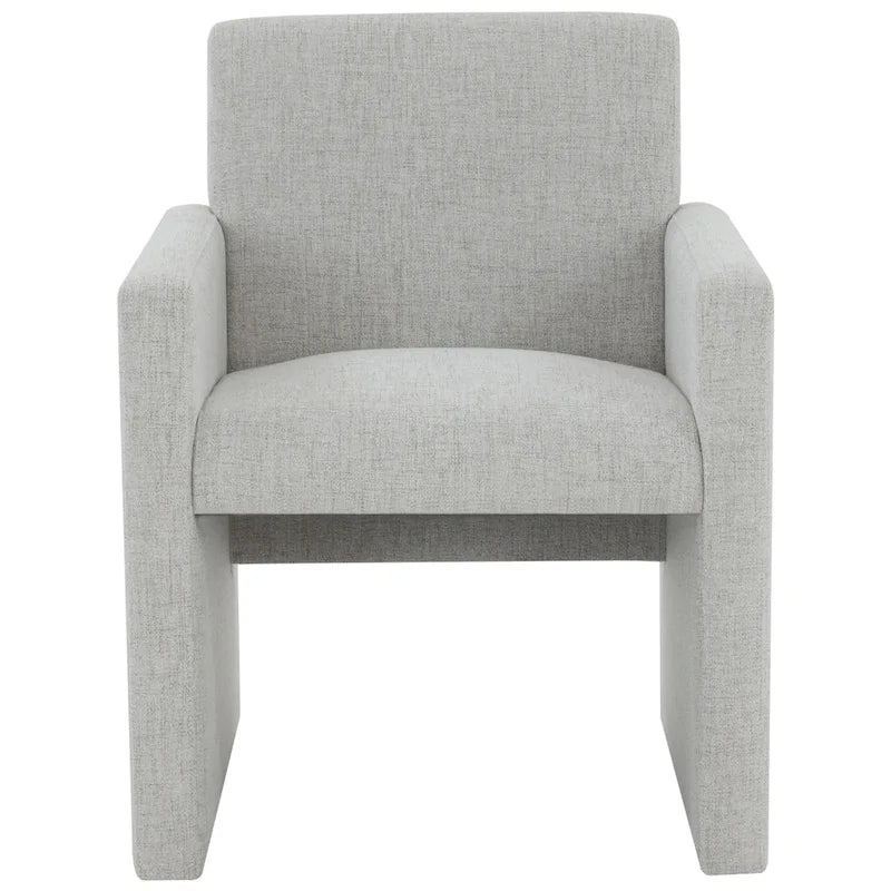 Linen Armchair - 26 inches wide x 25 inches deep x 33 inches high - 26W x 25D x 33H