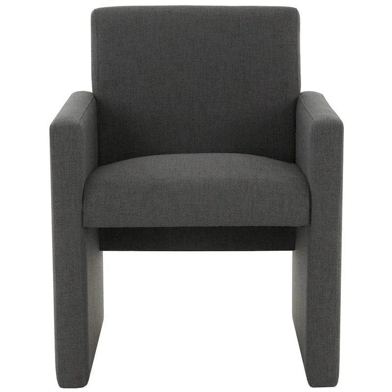 Linen Armchair - 26 inches wide x 25 inches deep x 33 inches high - 26W x 25D x 33H
