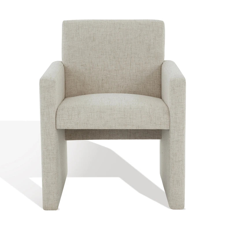 Linen Armchair - 26 inches wide x 25 inches deep x 33 inches high - 26W x 25D x 33H