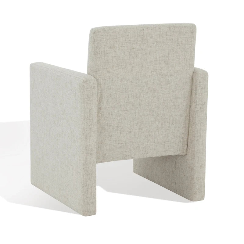 Linen Armchair - 26 inches wide x 25 inches deep x 33 inches high - 26W x 25D x 33H