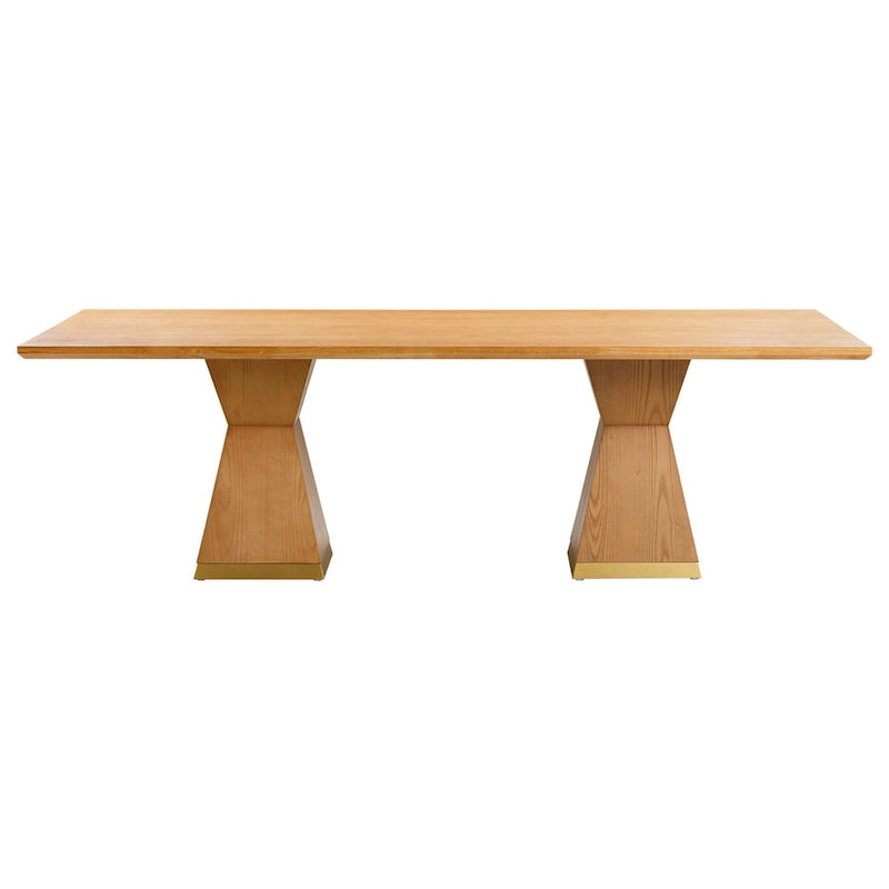 Rectangular dining table