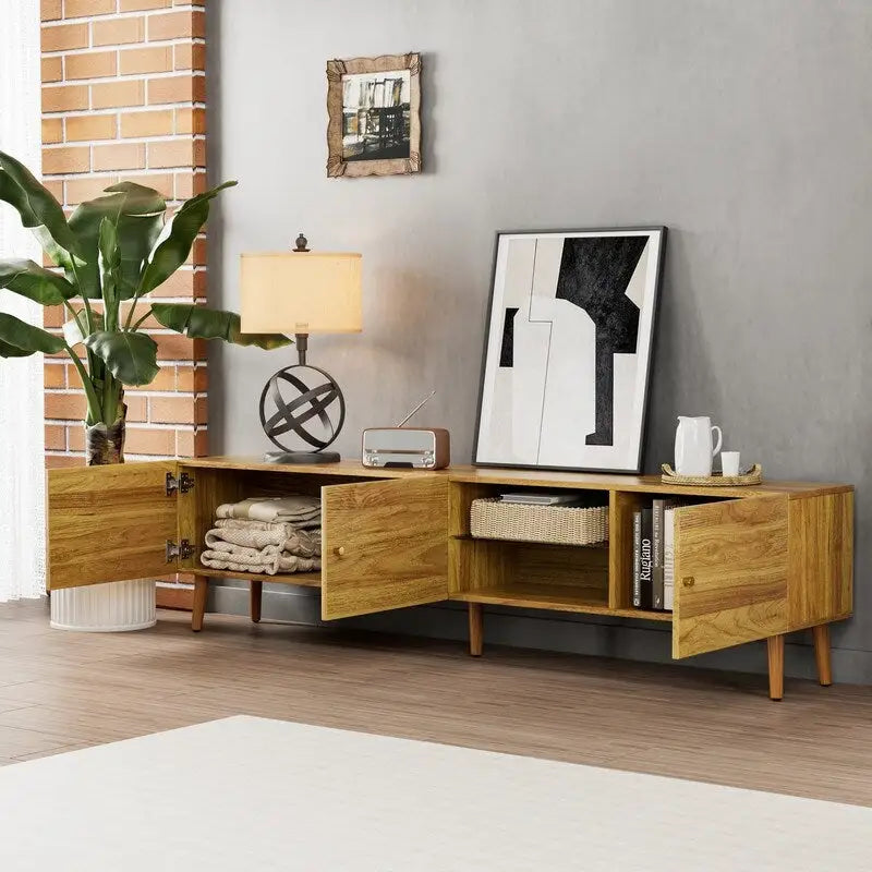 68.9W Modern TV Stand for TVs up to 70 Inches - 65 inches